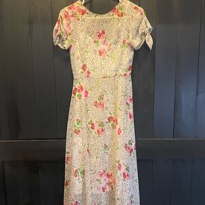 Star and floral Zara midi dress